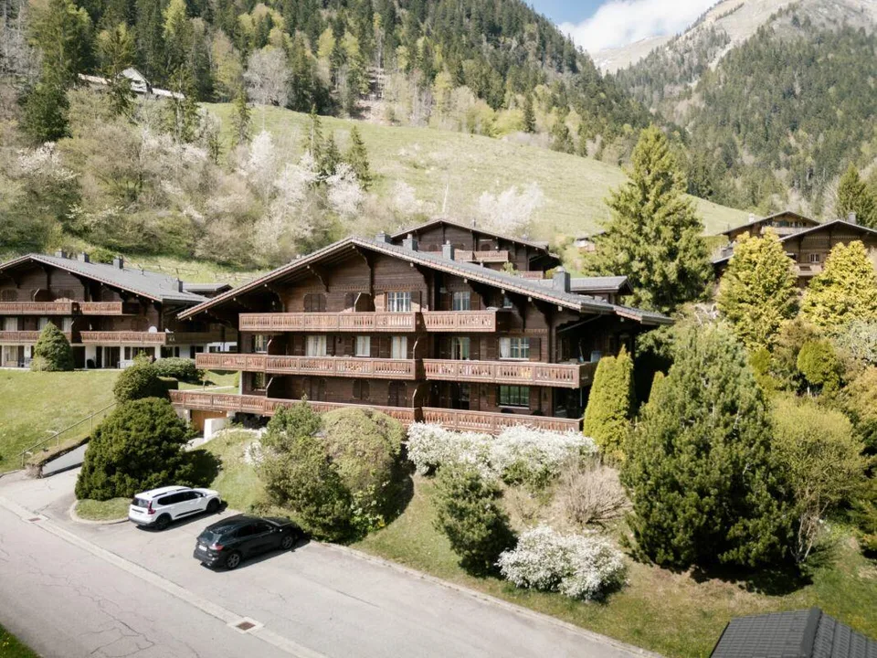 4.5-Zimmerwohnung mit Garten in Château d'Oex