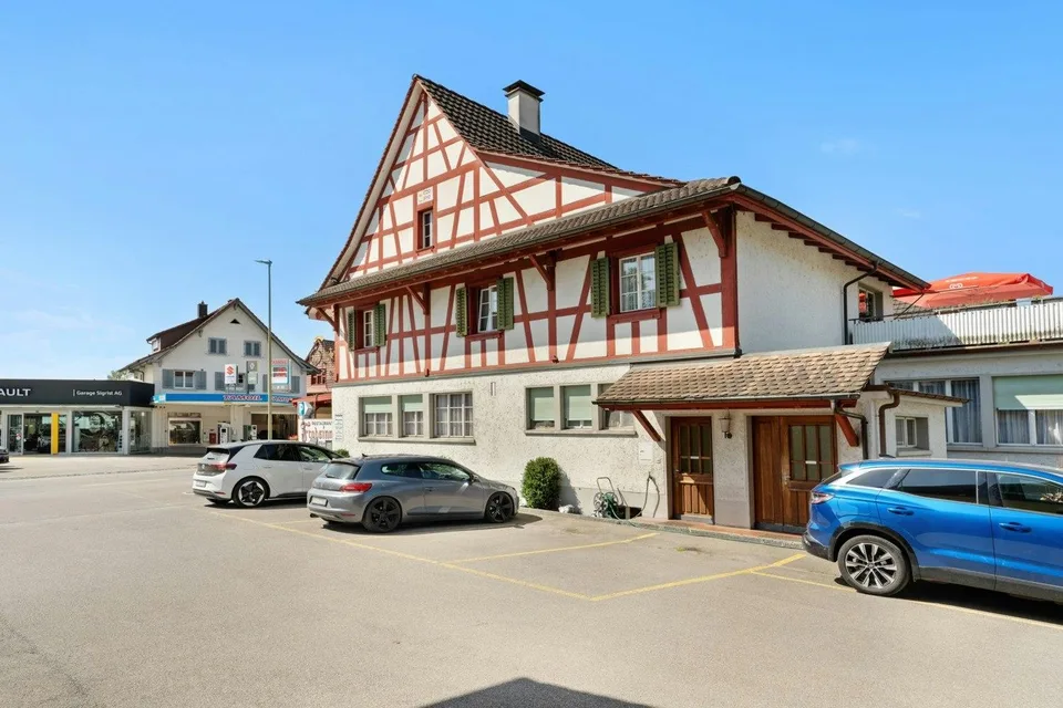 Frohsinn, Rafz: Vermietetes Restaurant im Dorfzentrum