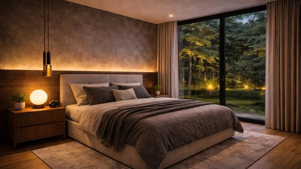 Moderno 2.5 locali con giardino, wellness comune e locale versatile