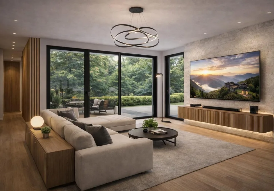 Elegante 3.5 locali con ampio giardino privativo e wellness comune