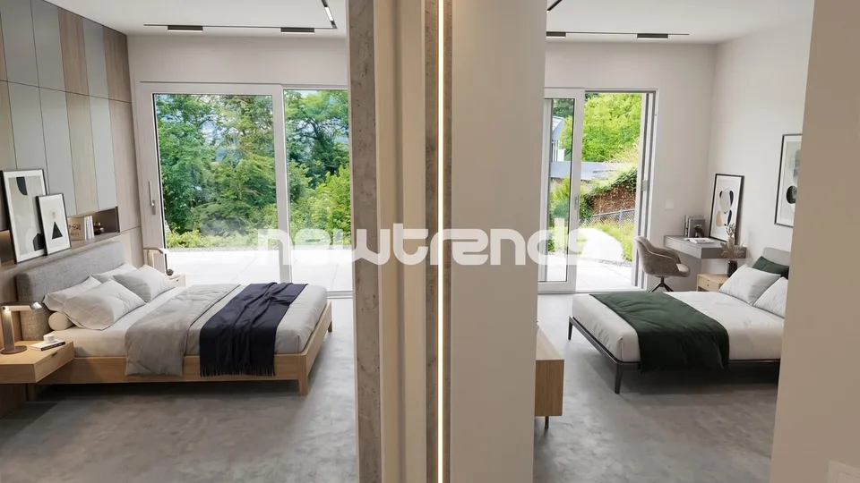 Canobbio, Duplex 3.5 Zimmer mit privatem Garten