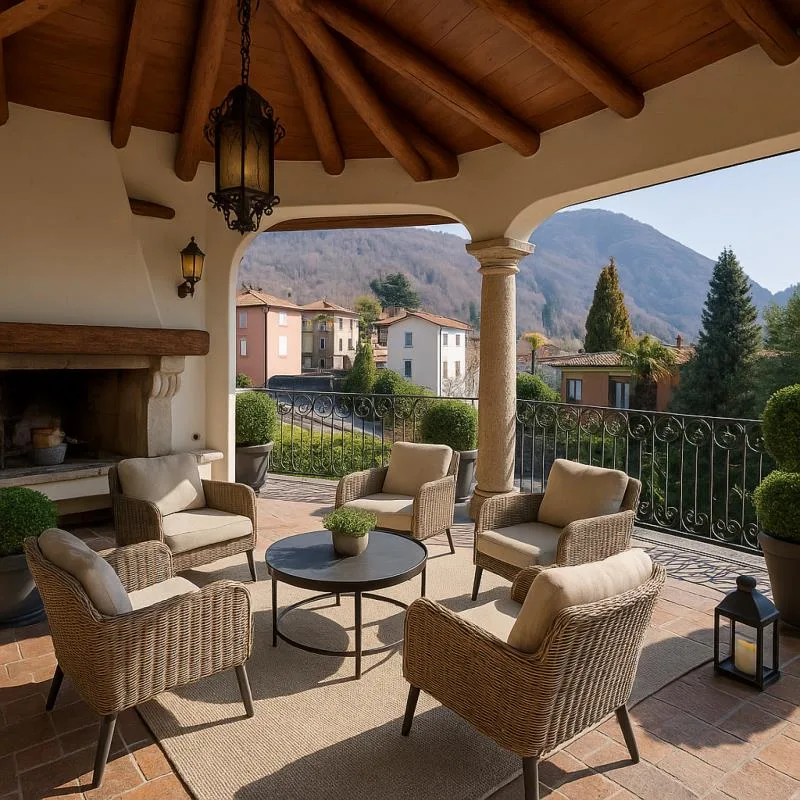 Elegante Villa im mediterranen Stil mit atemberaubendem Blick auf den Luganer Golf – Foto 16 von 16