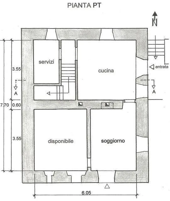 4-Zimmer-Dorfhaus zum Ausbauen mit Garten und Parkplatz / Casa nel ... – Foto 21 von 22