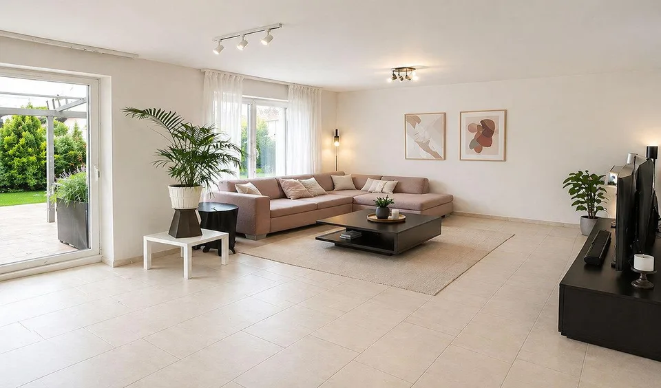 Helles Doppeleinfamilienhaus nahe Zürich mit viel Raum
