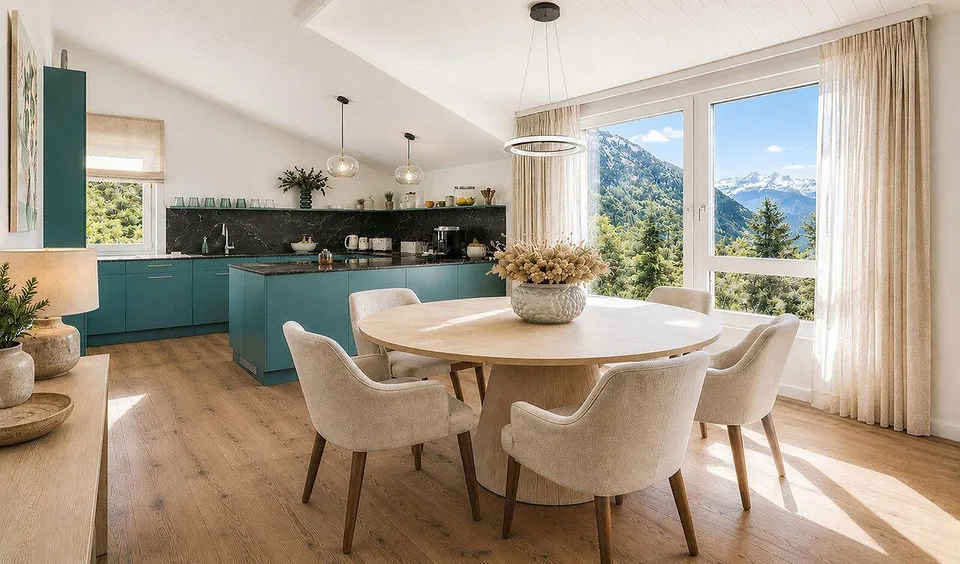 Traumhafte Aussichtslage direkt über dem Vierwaldstättersee