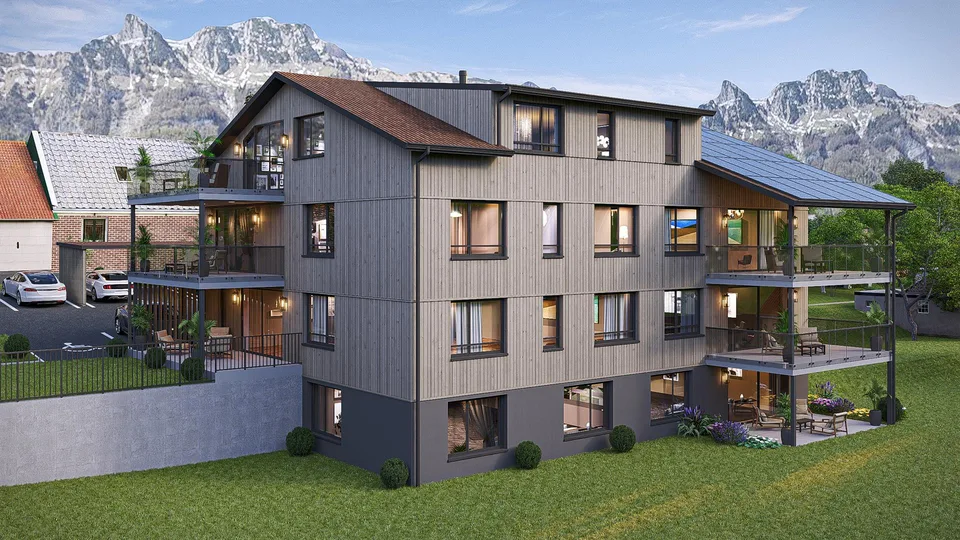 Stilvolle 3.5-Zimmerwohnung mit exklusiver 47 m² Terrasse