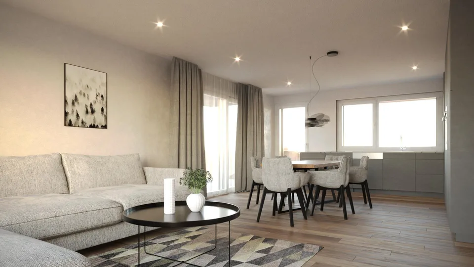 Stilvolle 3.5-Zimmerwohnung mit exklusiver 47 m² Terrasse