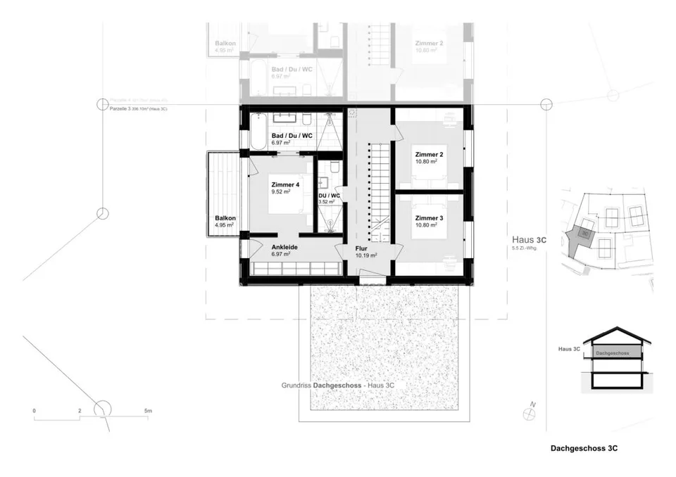 5.5-Zimmer-Doppeleinfamilienhaus als hochwertiger Erstwohnsitz (3C)... – Foto 13 von 15