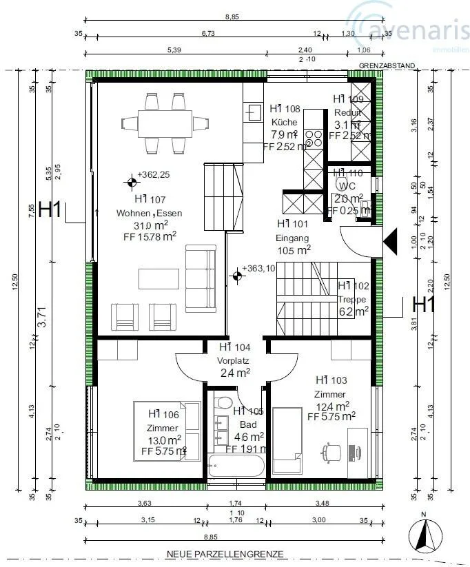 Exklusive Villen mit Aussicht und 65- 80m2 Zusatzfläche im UG – Foto 14 von 29