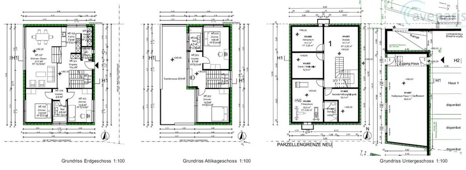 Exklusive Villen mit Aussicht und 65- 80m2 Zusatzfläche im UG – Foto 18 von 29