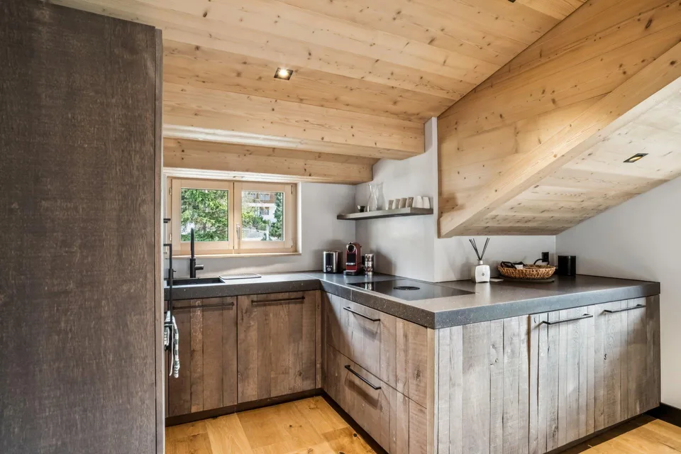 Charmantes Penthouse mit Panoramablick in Grächen