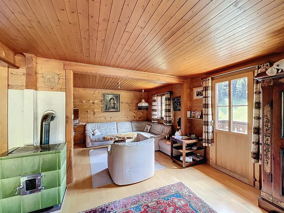 Charmantes Chalet über den Dächern von Binn