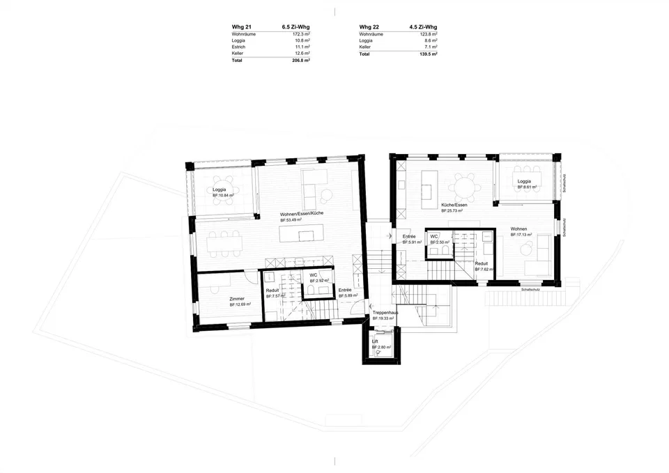 Maisonette-Neubauwohnung | Neues Leben erwacht im Herzen von Brunnen