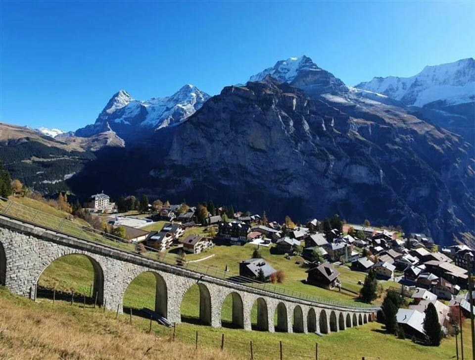 3-Zimmerwohnung mit Aussensitzplatz im Haus Murmeli, Mürren – photo 10 sur 12