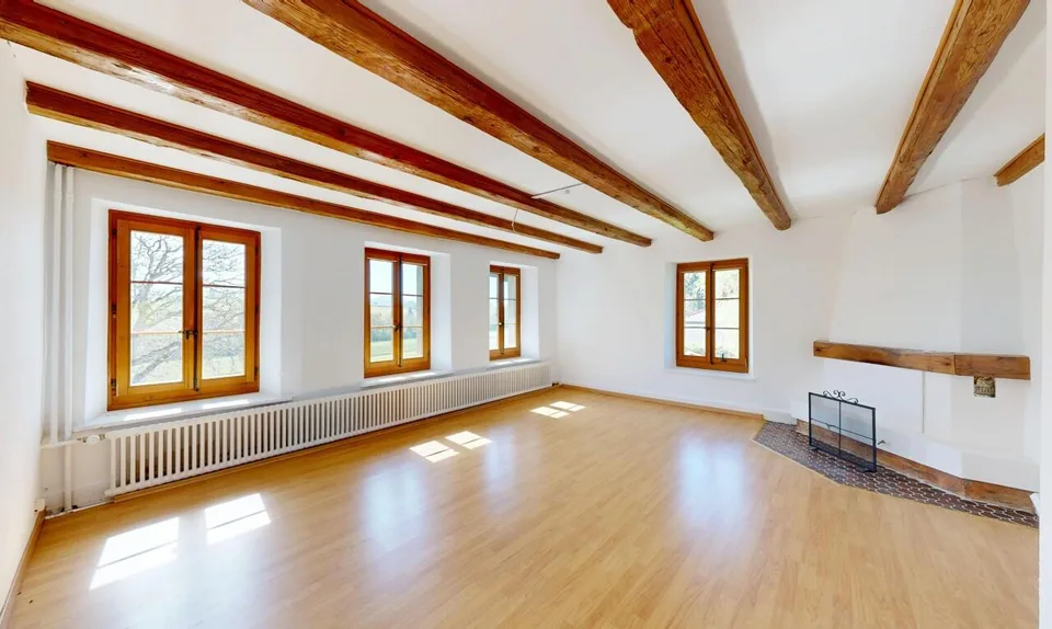 Duplex au charme authentique avec jardin privatif à 20min de Lausanne