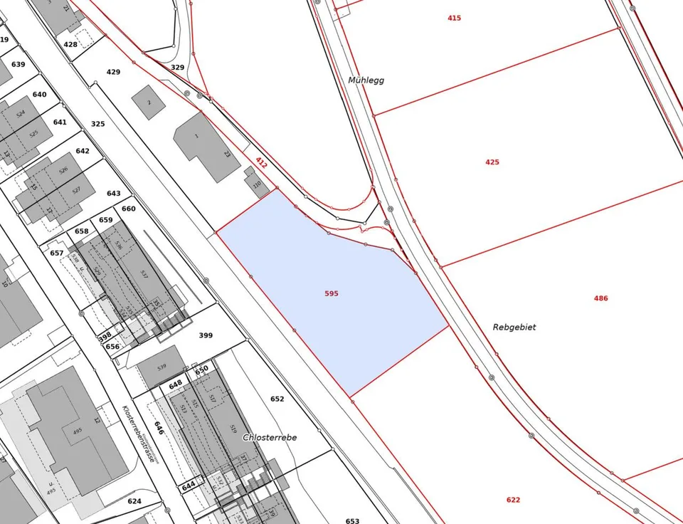 Bauland (1512 m²)mit bewilligtem Gestaltungsplan