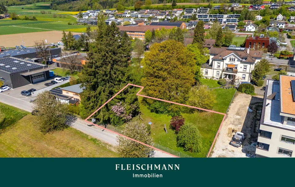 Zentrumsnahes Baugrundstück - Wohnen im Rosengarten