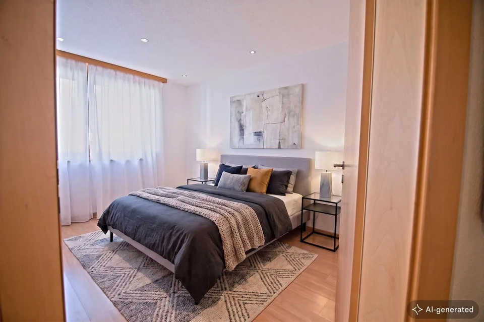 Zentral gelegene, schöne 4.5-Zimmer-Wohnung mit einzigartigem Matte...