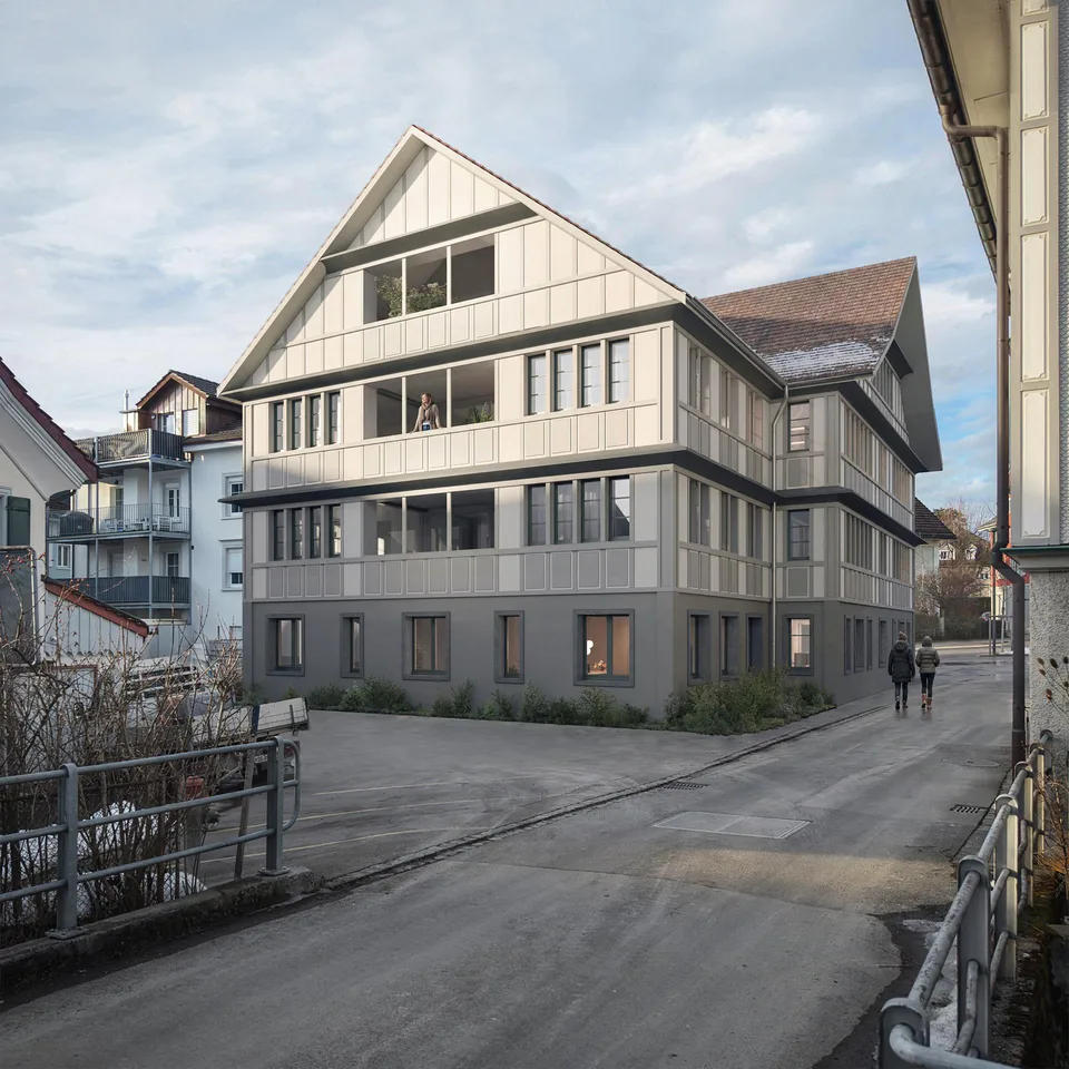 Neubau Dorfplatz 7 – neue 2.5- & 3.5-Zimmer-Eigentumswohnungen – Foto 9 von 9