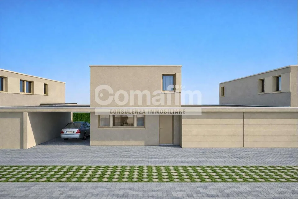 Ville moderne di nuova realizzazione di 5.5 locali a Caslano