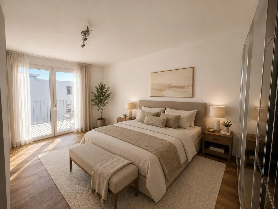 Mendrisio – moderno attico 2.5 locali con grande balcone abitabile