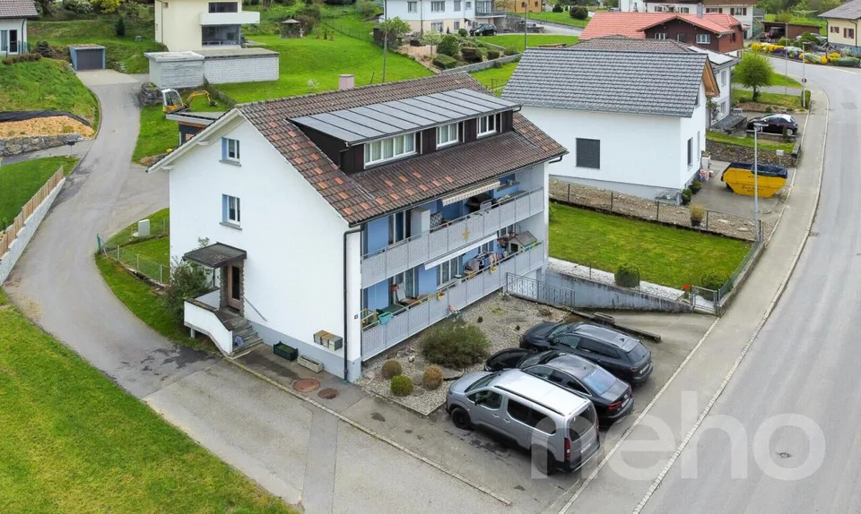 Mehrfamilienhaus im grünen Plasselb