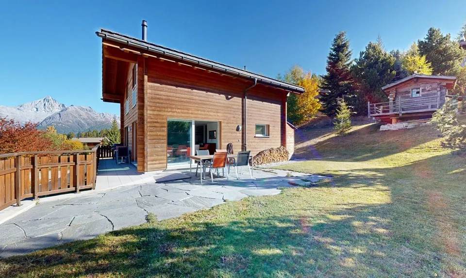 Magnifique chalet avec vue panoramique à Bürchen