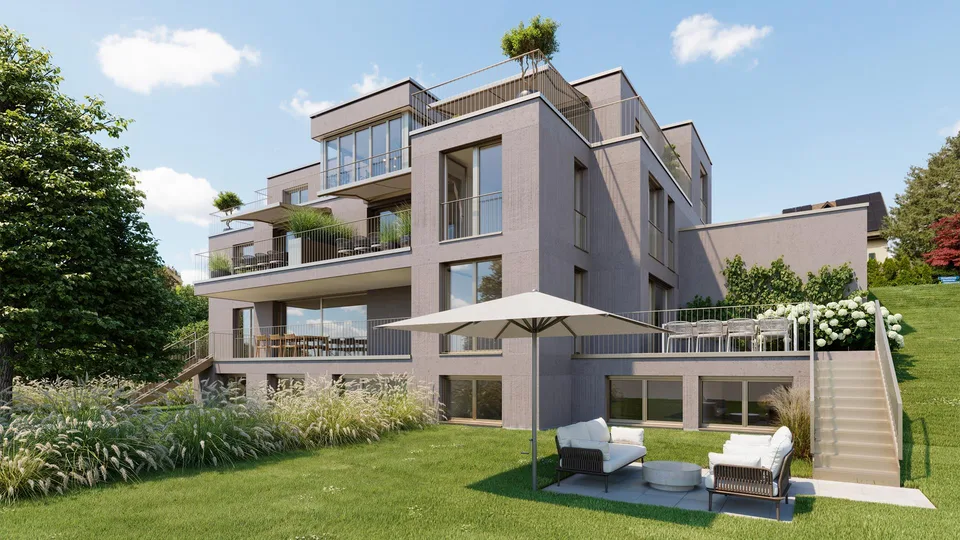 4 1/2-Zimmer Neubau-Gartenwohnungen am Südhang von Wallisellen