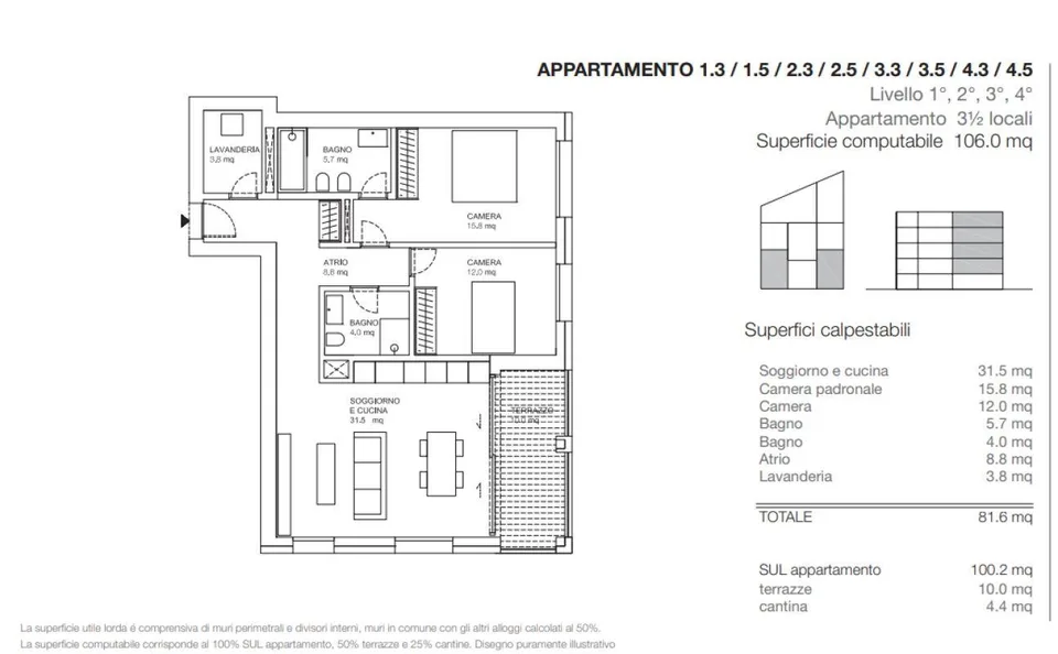 Occasione unica: Lotto di tre appartamenti moderni | Einmalige Gele... – photo 6 sur 7