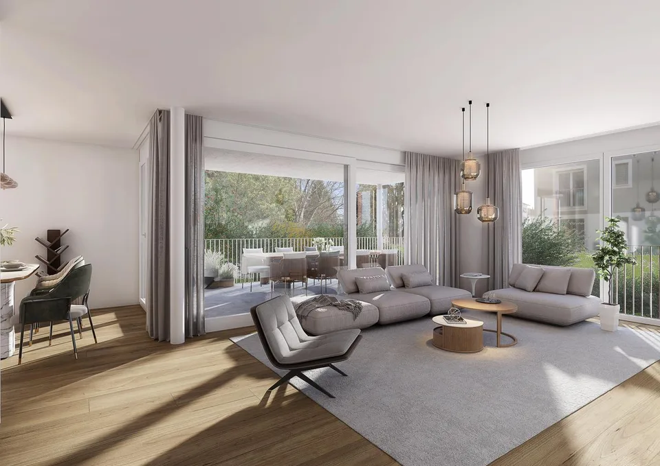 *IM STADTPARK - IHR ZUHAUSE IM GRÜNEN / 3 ½-ZIMMER NEUBAUWOHNUNGEN*
