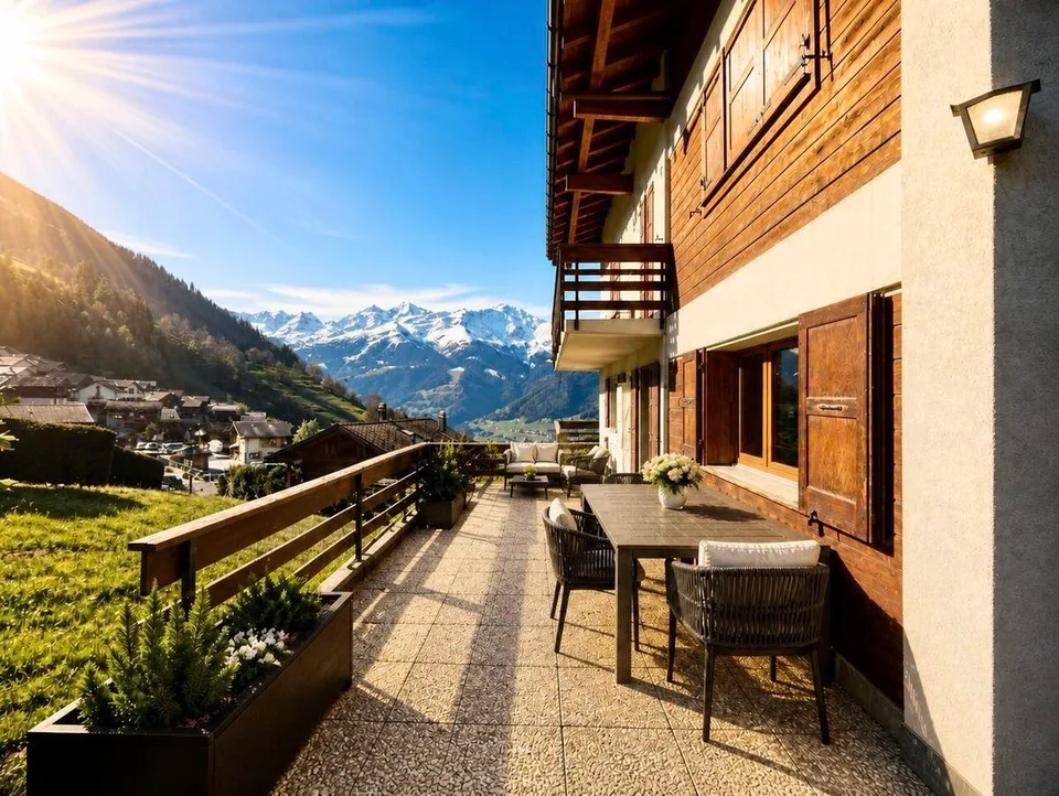 AUßERGEWÖHNLICHES 4,5-ZIMMER-WOHNUNG MIT PANORAMABLIK AUF DAS TAL – Foto 8 von 10