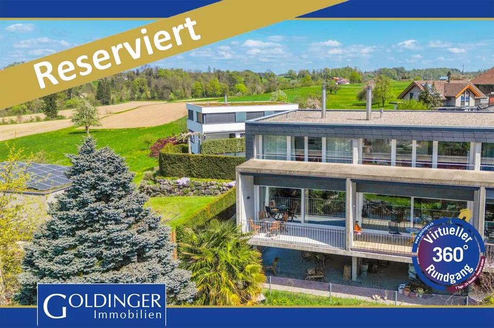Stilvolles Zuhause mit idyllischem Ausblick