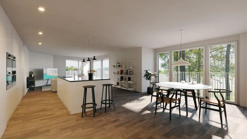 5.5 Zimmer-Luxuswohnung im 1. OG mit grosszügiger Terrasse