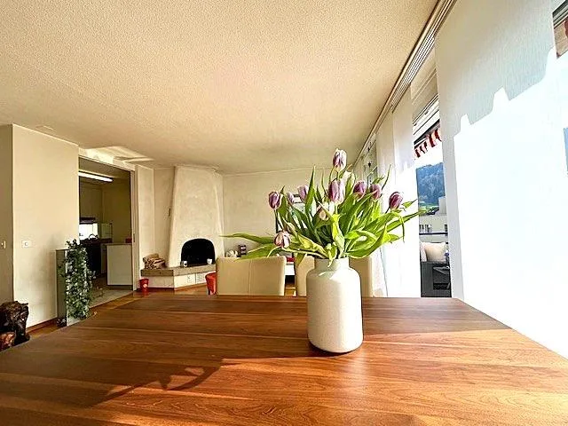 Sonnige Wohnung mit Cheminée auf oberster Etage in Stadtnähe