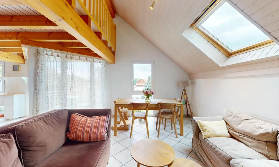 Grand appartement de 3,5 pièces au calme absolu à Villars-Tiercelin