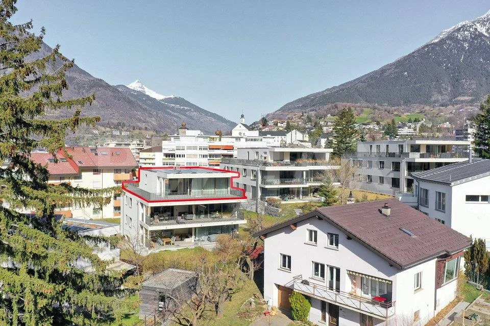 3.5 Zimmer-Attikawohnung in Brig-Glis
