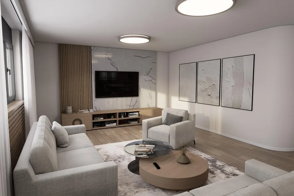4.5 Zimmer Wohnung 1. OG links – Stilvolles Wohnen im Grünen