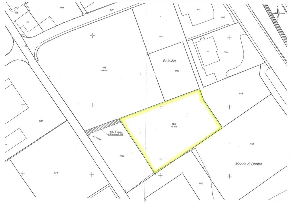 TERRENO EDIFICABILE IN MEZZO AL VERDE AD OSOGNA