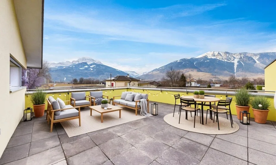 Villa contemporanea con vista sulle Dents du Midi e potenziale unico