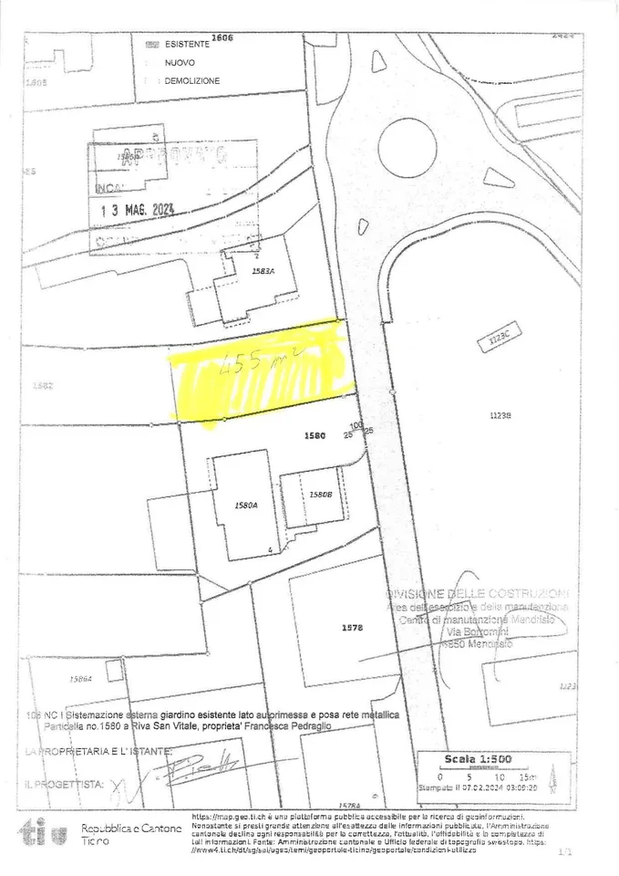 TERRENO EDIFICABILE IN POSIZIONE CENTRALE A RIVA SAN VITALE