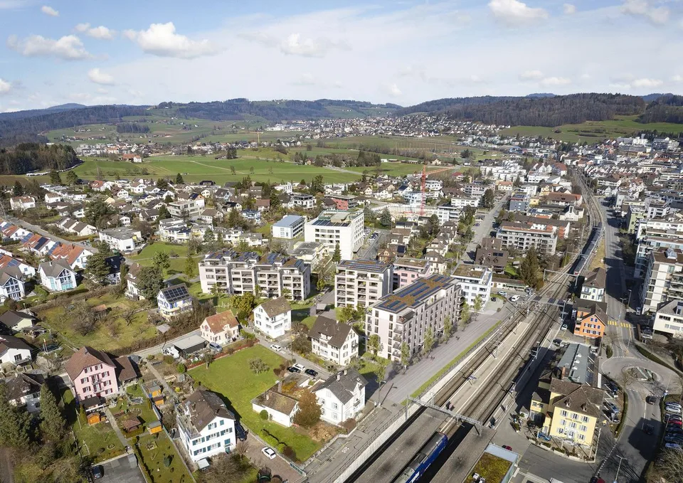 «Im Schwanden»: Wohnen an bester Zentrumslage und dennoch naturnah