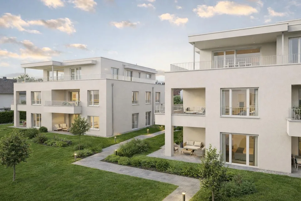 Moderne 5.5-Zimmer-Attikawohnung mit 143m² Terasse in Oberbüren (A5)