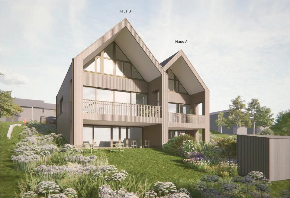 Zwei exklusive 5.5 Zimmer Einfamilienhäuser mit grossem Garten und ...