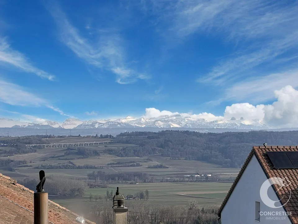 Duplex + Studio lumineux à Arnex-sur-Orbe