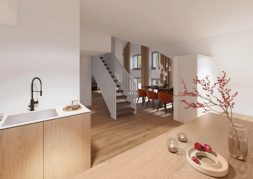 Maisonette spacieuse de 5,5 pièces avec terrasse (DG Rest.)