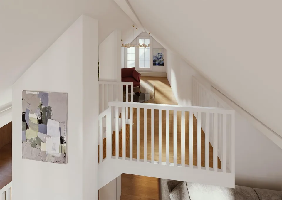 Maisonette spacieuse de 5,5 pièces avec terrasse (DG Rest.)