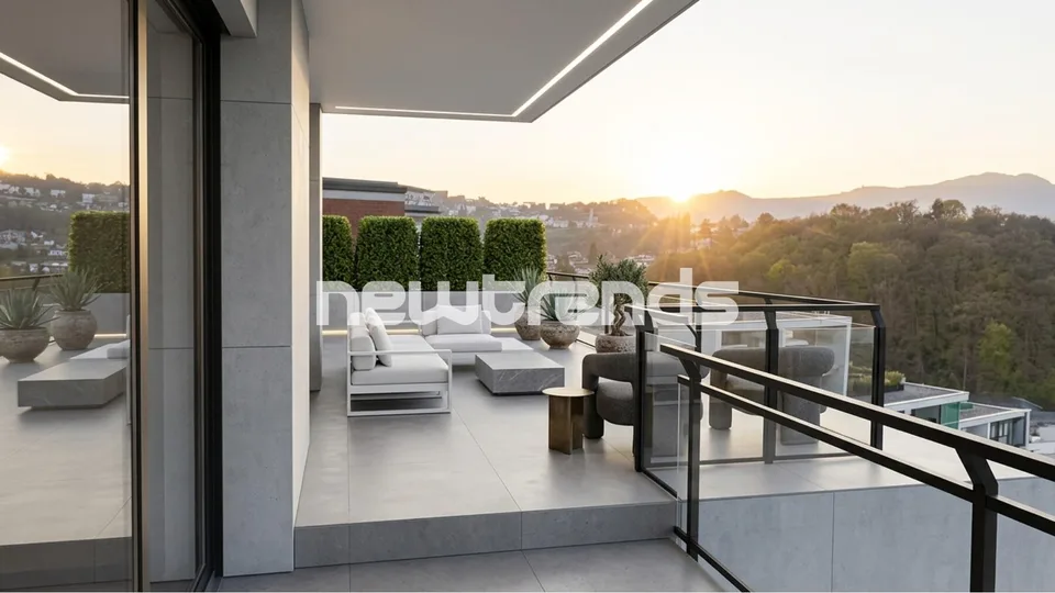 Attico elegante a Paradiso con terrazzo di 50 m2 e spettacolare vis...