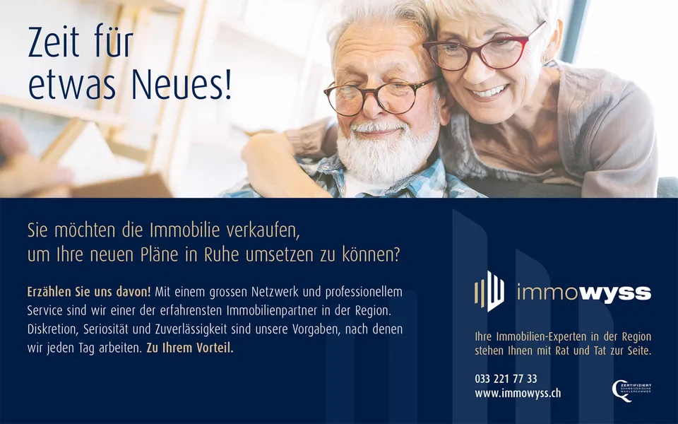 ImmoWyss -  Bauernhaus in Toplage mit traumhafter Aussicht