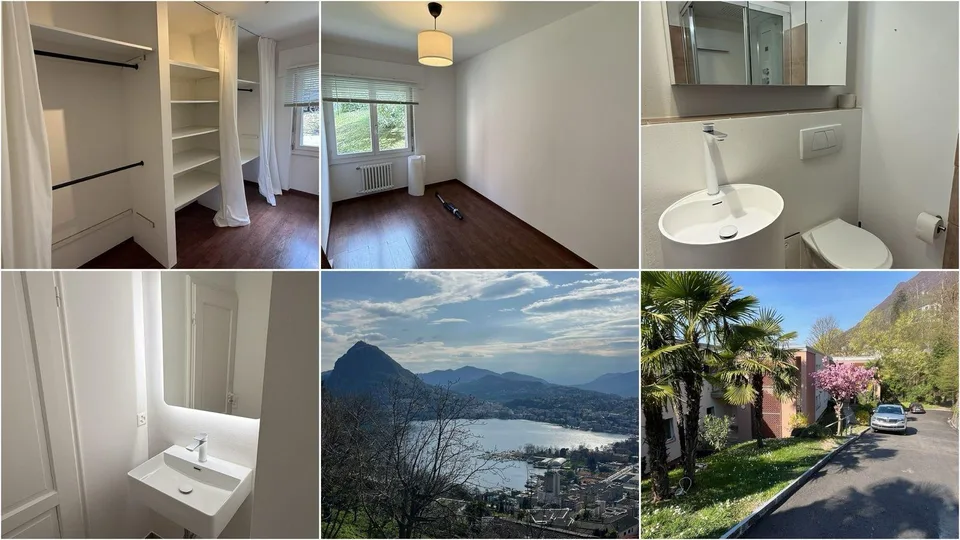 "Elegante appartamento 4.5 locali con giardino privato a Lugano"