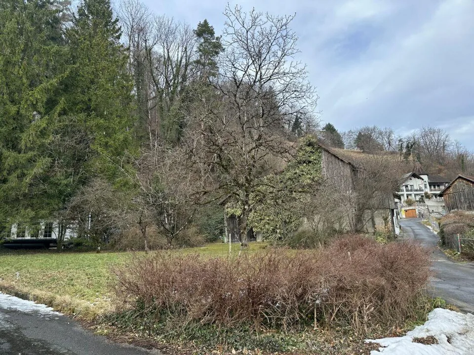 RESERVIERT - 787 m2 Bauland in der Dorfkernzone Sevelen mit altem W... – Foto 7 von 10